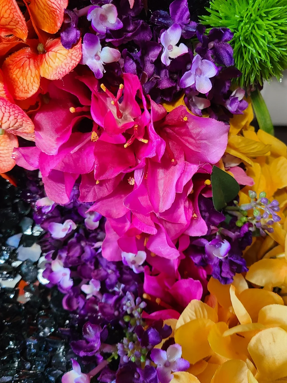Faux Floral Centerpiece (Handmade)